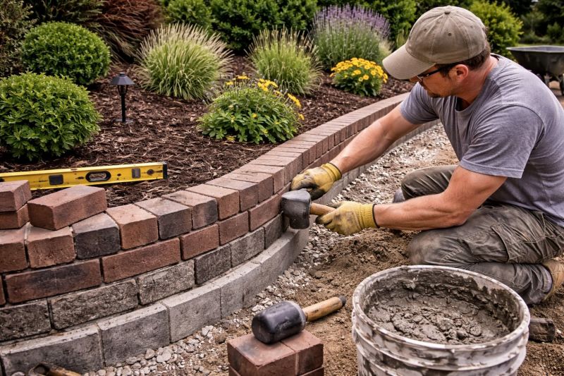 Brick Hardscape Installation in Danbury, CT