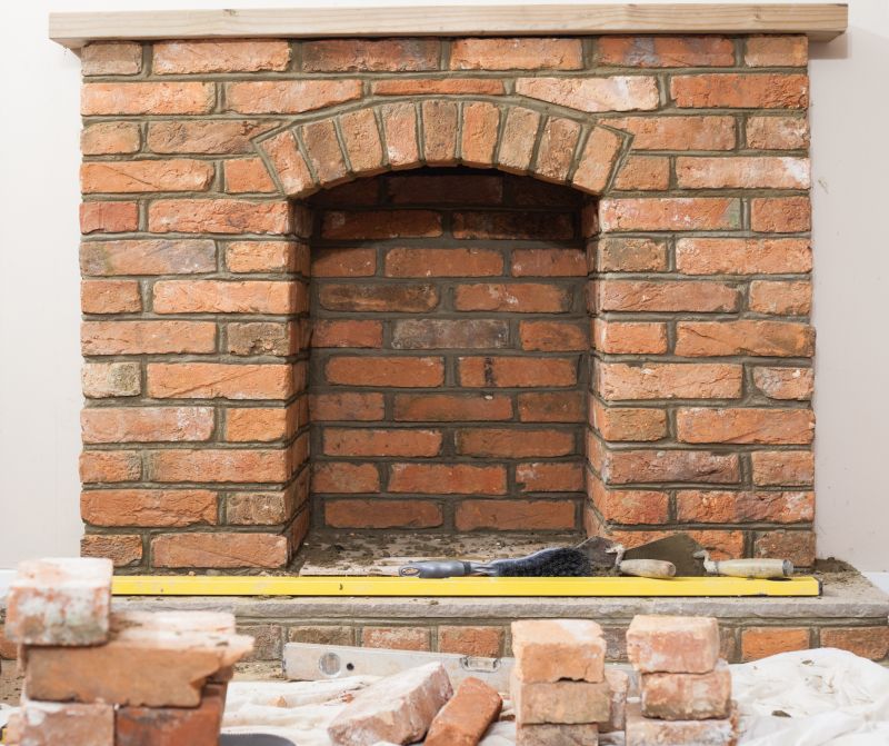 Damaged Fireplace Interior