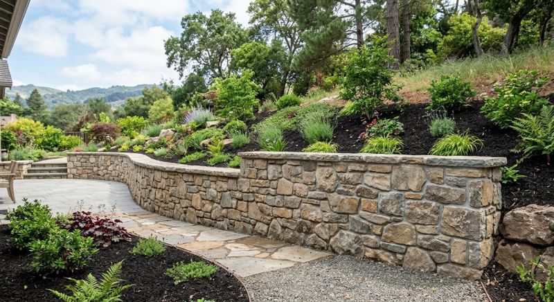 Stone Wall Replacement in West Hartford, CT